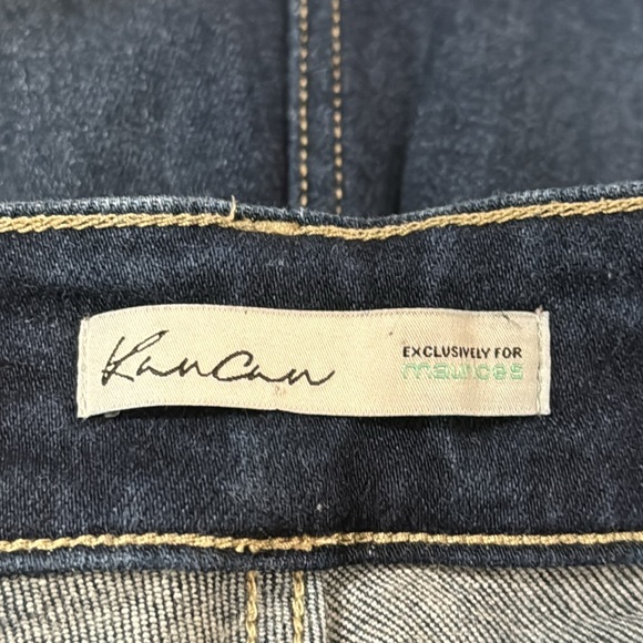 KanCan for Maurices high rise double exposed button distressed crop jeans sz 32 - Picture 13 of 13